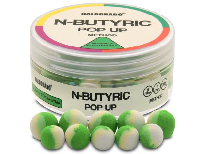 Haldorádó N-Butyric Pop Up Method 9, 11 mm - Vajsav + FokhagymaHBKfishing