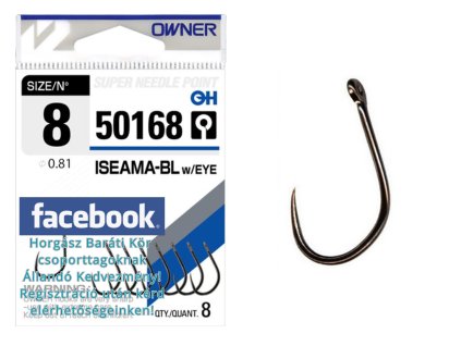 OWNER ISEAMA Barbless 50168 - 12