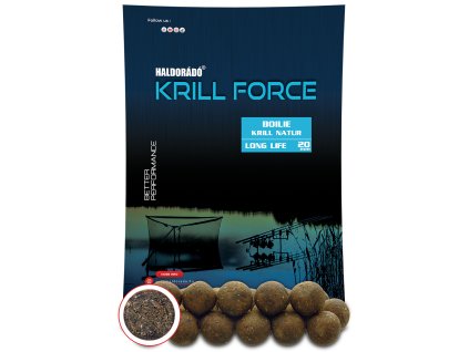 Haldorádó KRILL FORCE Boilie Long Life 20 mm - Krill NaturHBKfishing