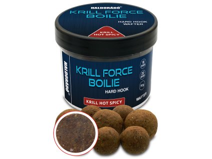 Haldorádó KRILL FORCE Boilie Hard Hook Wafter 16, 20 mm - Krill Hot SpicyHBKfishing