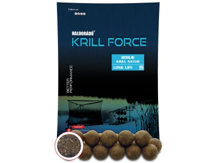 Haldorádó KRILL FORCE Boilie Long Life 16 mm - Krill NaturHBKfishing