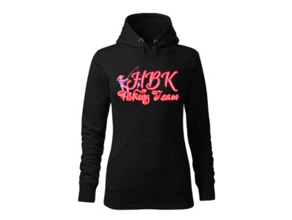 HBK Team Női Horgász kapucnis pulcsi-belebujós | FeketeHBKfishing
