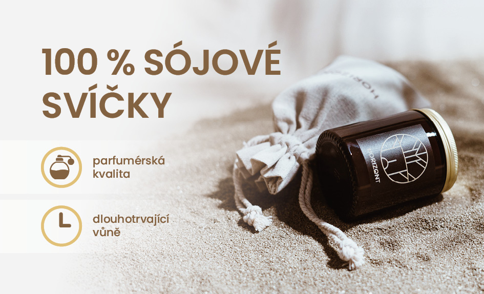 100 % sójové svíčky