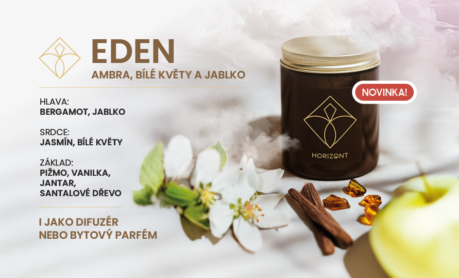EDEN (ambra, bílé květy a jablko)