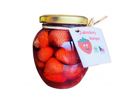 Jahodový kompot, 370 ml
