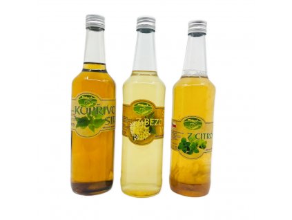 742 sirupy bezinka mata kopriva 3x 500 ml