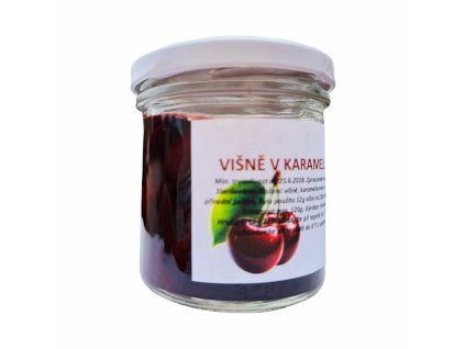 višně v karamelu rovné sklo