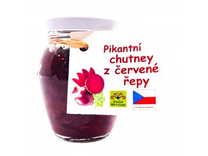 802 pikantni chutney z cervene repy 140 ml