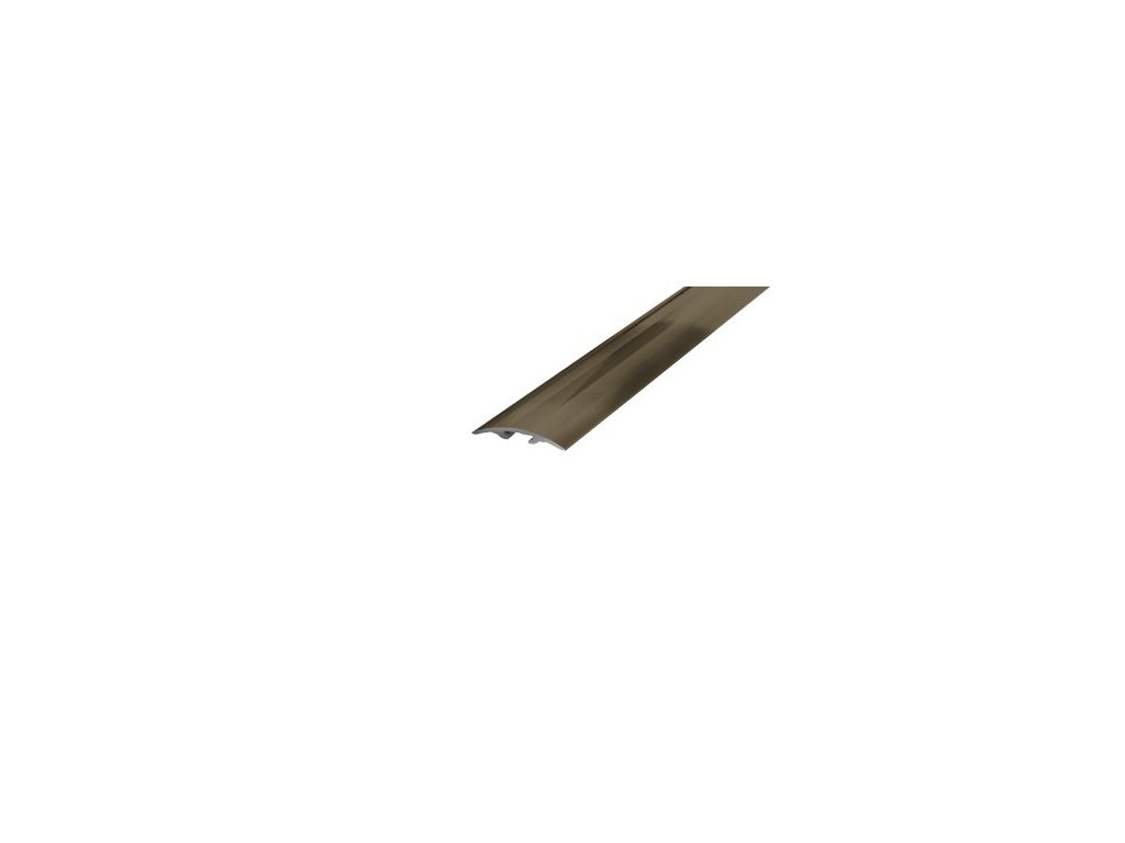 AP4/2 přechodová lišta narážecí, hliník elox bronz, 33 mm, 2,7 m