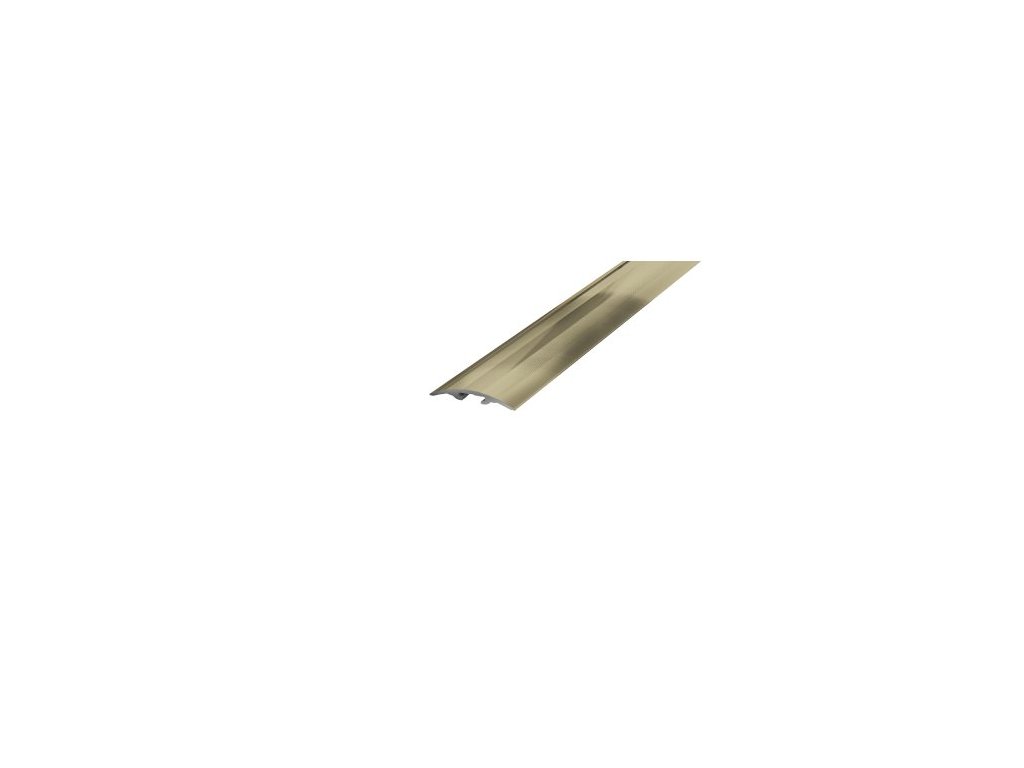 AP4/2 přechodová lišta narážecí, hliník elox titan, 33 mm, 2,7 m