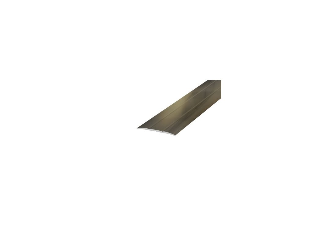 AP4/4 přechodová lišta rovná samolepící, hliník elox bronz, 38 mm, 2,7 m