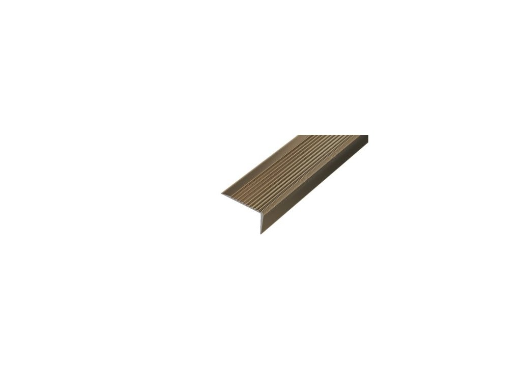 AP10 schodová lišta samolepící, hliník elox bronz, 20 mm, 0,9 m