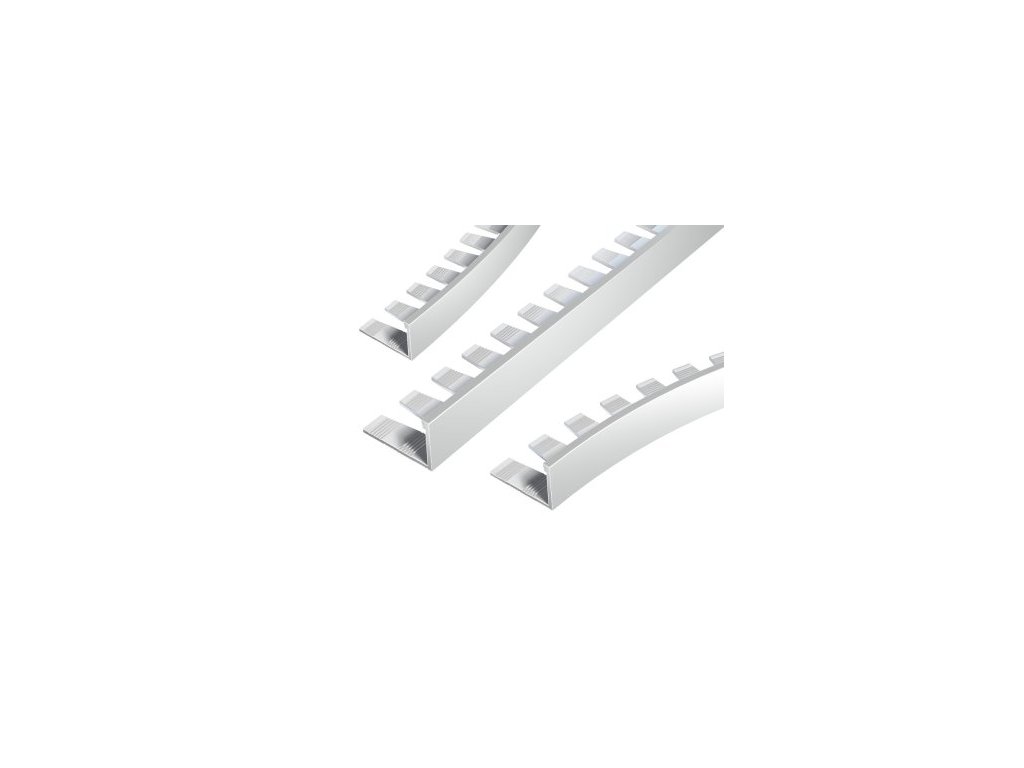 SP2 ohýbací ukončovací lišta L, STANDARD, hliník, FLOPPY TRIM, 12,5 mm, 2,5 m