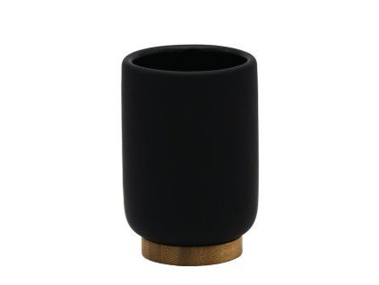 FANCY sklenka na postavení, černá