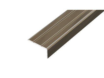 AP5 schodová lišta samolepící, hliník elox bronz, 10 mm, 2,7 m