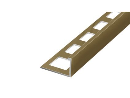 SP3 ukončovací lišta L, PREMIUM, hliník elox bronz, 12,5 mm, 2,5 m