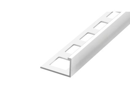 SP3 ukončovací lišta L, PREMIUM, hliník lakovaný bílá, 10 mm, 3 m