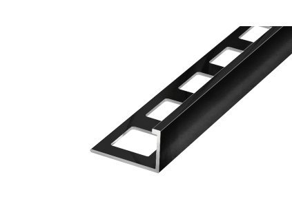 SP3 ukončovací lišta L, PREMIUM, hliník lakovaný černá matná, 12,5 mm, 3 m