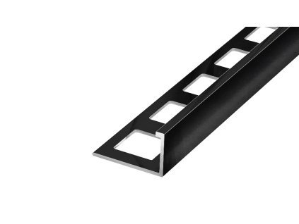 SP3 ukončovací lišta L, PREMIUM, hliník lakovaný černá matná, 6 mm, 2,5 m