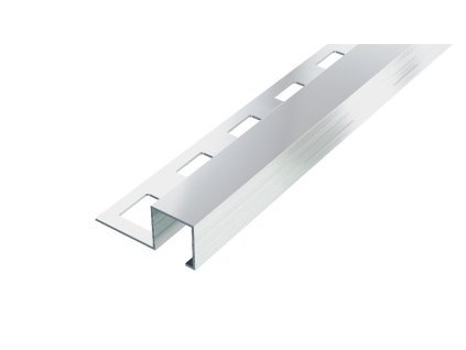 SP8 ukončovací lišta Q, čtvercová, pravidelná, hliník, 10 mm, 3 m