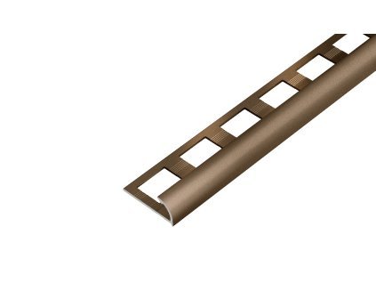 SP13 ukončovací lišta C, STANDARD, hliník elox bronz, 10 mm, 2,5 m