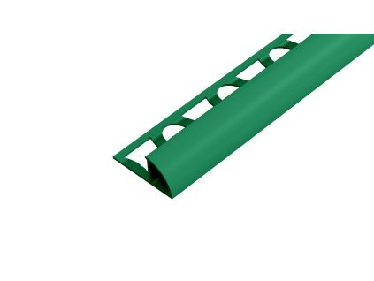 SP15 ukončovací lišta C, PVC tm. zelená, 6 mm, 2,5 m