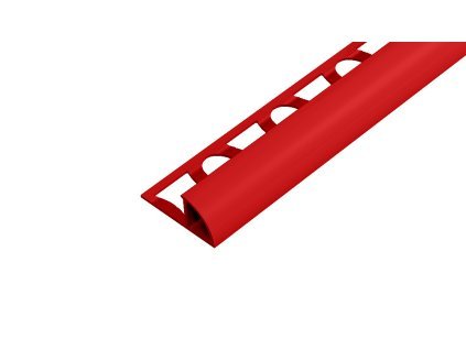 SP15 ukončovací lišta C, PVC červená, 7 mm, 2,5 m