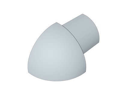 SP15 vnější růžek k ukončovací liště C, PVC šedá, 6 mm, 6 ks