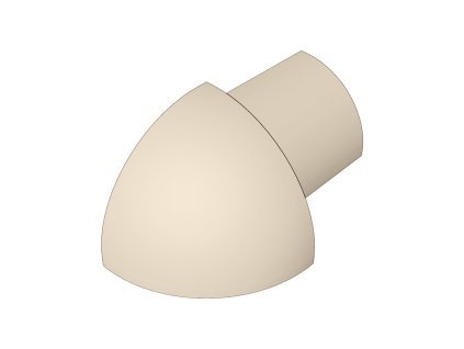 SP15 vnější růžek k ukončovací liště C, PVC jasmín, 9 mm, 6 ks