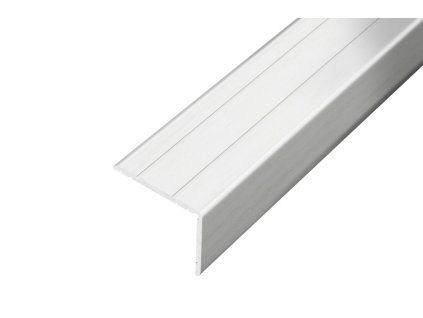 AP5 schodová lišta samolepící B, hliník+fólie bílá popelavá, v:20 mm, š:25 mm, d:0,9m