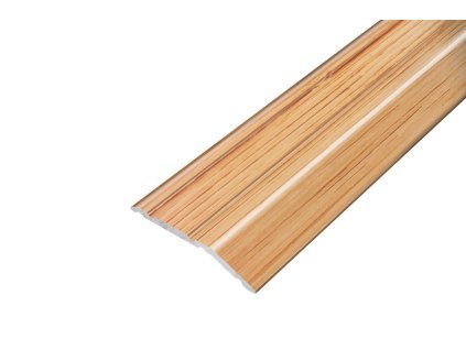AP6 nájezdová lišta samolepící B, hliník+fólie dub, v: 8 mm, d: 2,7 m