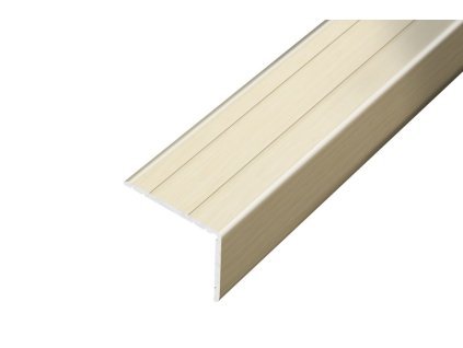 AP5 schodová lišta samolepící B, hliník+fólie javor, v: 20 mm, š: 25 mm, d: 0,9 m