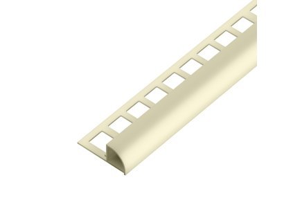 SP15/1 ukončovací lišta C, s vymezovačem, PVC slonová kost, 8 mm, 2,5 m