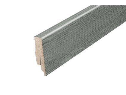 AP34/1 soklová lišta TYP 06, MDF, Dub Grand šedý, 60 mm, 13 mm, 2,7 m