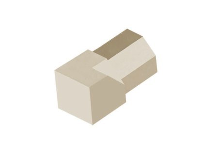 SP14/1 vnitřní růžek k ukončovací liště C, hliník lakovaný, RAL 0808005 písková, 10 mm, 2