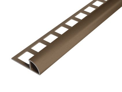 SP14/4 ukončovací lišta C, PREMIUM, hliník elox bronz, 12,5 mm, 2,5 m