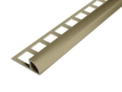 SP14/4 ukončovací lišta C, PREMIUM, hliník elox titan, 11 mm, 2,5 m