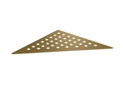 EX1/KP3/3 polička do koupelny TM1, do spár, nerez kartáč RAL1036, 340x240x240 mm