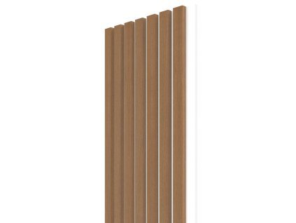WALL CONCEPT akustický panel Dub zimní, bílý filc, 2750x285x21 mm