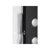 SPIRIT ROUND termostatický sprchový panel 250x1550mm, černá