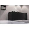 PLAIN panel čelní 150x59cm, černá mat, pravý
