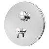 TEMPOR samouzavírací podomítkový sprchový ventil s regulací teploty, chrom