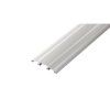 AC AP16/2 přechodová lišta pro kabely, hliník elox stříbro, v: 10 mm, š: 75 mm, d: 1 m