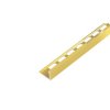 SP2 ukončovací lišta L, STANDARD, hliník elox zlato, 10 mm, 2,5 m