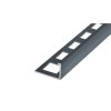 SP3 ukončovací lišta L, PREMIUM, hliník lakovaný antracit matný, 8 mm, 2,5 m