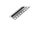 DL7/4 dilatační lišta s 1/2 výplní, nerez V2A+PU černá, 15 mm, 2,5 m