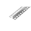 DL7/4 dilatační lišta s 1/2 výplní, nerez V2A+PU bílá, 25 mm, 2,5 m
