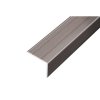AP5 schodová lišta samolepící B, hliník+fólie wenge, v: 20 mm, š: 25 mm, d: 0,9 m