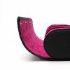 Hodinkové pouzdro - černá kůže, fialový interiér  Watch roll, watch pouch, watch case, hodinkove pouzdro, pouzdro na hodinky, cestovni pouzdro na hodinky, cestovni hodinkove pouzdro