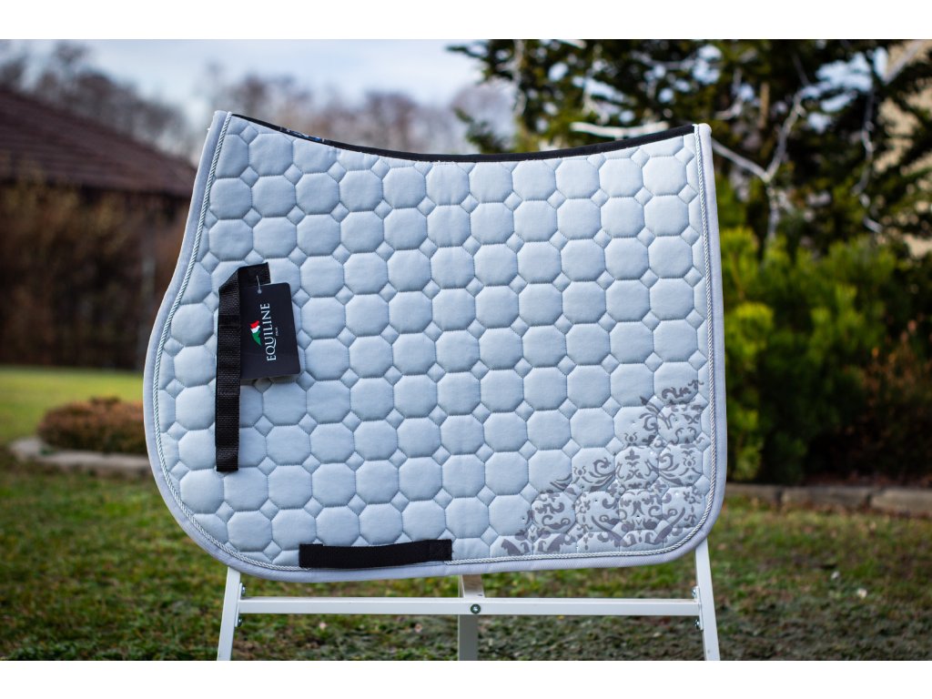 Podsedlová dečka Equiline OCTAGON Aluminium
